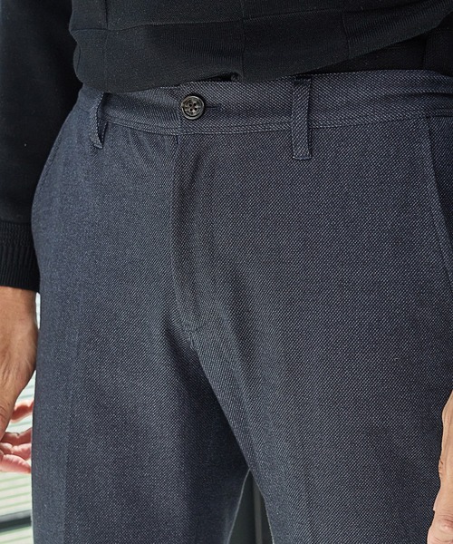 UNION STATION（ユニオンステーション）の「【EFFORTLESS】メランジカルゼスラックス<セットアップ対応>（スラックス・メンズ・チャコールグレー/ネイビー・LL/S/M/L）」の12枚目の写真