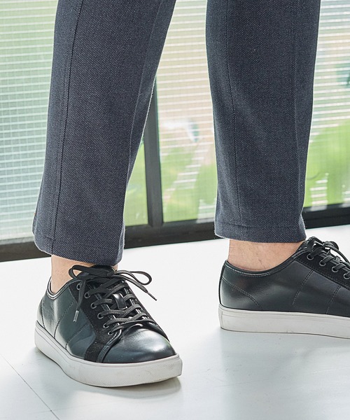 UNION STATION（ユニオンステーション）の「【EFFORTLESS】メランジカルゼスラックス<セットアップ対応>（スラックス・メンズ・チャコールグレー/ネイビー・LL/S/M/L）」の15枚目の写真