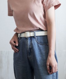 florist(フローリスト)の【牛革】ユニセックス無段階調整スクエアバックルベルト(ベルト)