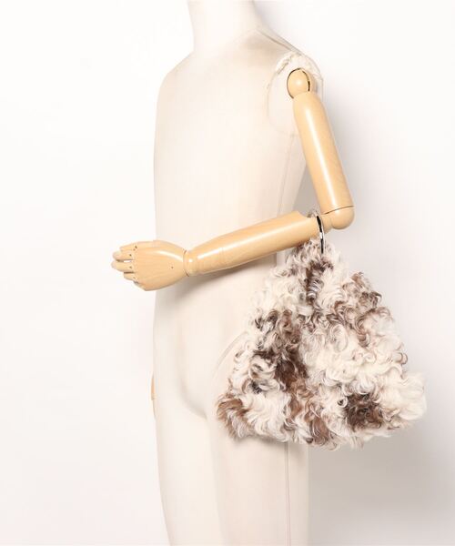 Whim Gazette(ウィムガゼット)の「【CARUS】ファーミニバッグ(トートバッグ・レディース・ホワイト/ブラウン・FREE)」の18枚目の写真