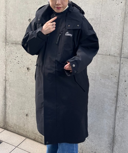 GERRY(ジェリー)の「【GERRY/ジェリー】4WAY MODS COAT(モッズコート・レディース・ブラック/カーキ・SMALL)」の2枚目の写真