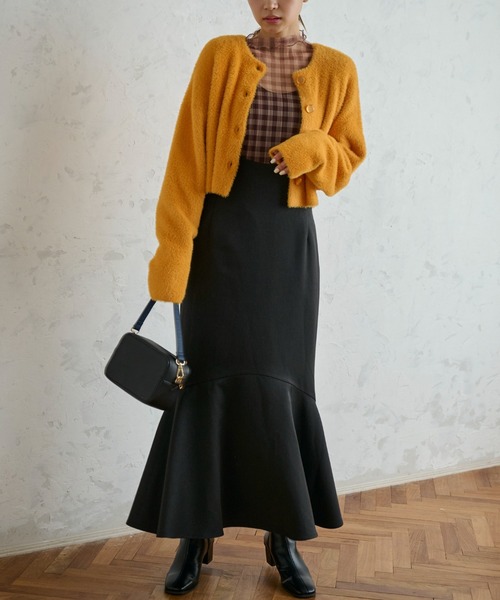 FREE'S MART（フリーズマート）の「【Sシリーズ対応】◆バッククロスマーメイドキャミワンピース（ワンピース・レディース・ブラウン/ブラック・MEDIUM/SMALL/X-SMALL）」の2枚目の写真