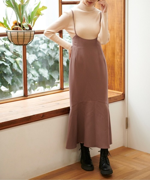 FREE'S MART（フリーズマート）の「【Sシリーズ対応】◆バッククロスマーメイドキャミワンピース（ワンピース・レディース・ブラウン/ブラック・MEDIUM/SMALL/X-SMALL）」の13枚目の写真