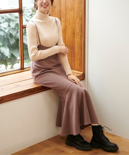 FREE'S MART（フリーズマート）の「【Sシリーズ対応】◆バッククロスマーメイドキャミワンピース（ワンピース・レディース・ブラウン/ブラック・MEDIUM/SMALL/X-SMALL）」の12枚目の写真