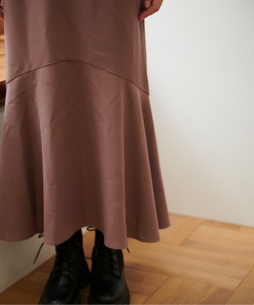 FREE'S MART（フリーズマート）の「【Sシリーズ対応】◆バッククロスマーメイドキャミワンピース（ワンピース・レディース・ブラウン/ブラック・MEDIUM/SMALL/X-SMALL）」の18枚目の写真