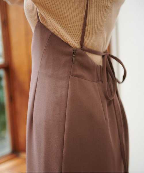 FREE'S MART（フリーズマート）の「【Sシリーズ対応】◆バッククロスマーメイドキャミワンピース（ワンピース・レディース・ブラウン/ブラック・MEDIUM/SMALL/X-SMALL）」の14枚目の写真