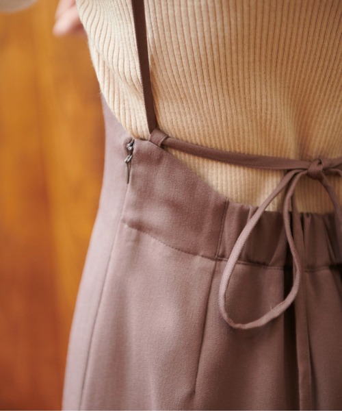 FREE'S MART（フリーズマート）の「【Sシリーズ対応】◆バッククロスマーメイドキャミワンピース（ワンピース・レディース・ブラウン/ブラック・MEDIUM/SMALL/X-SMALL）」の5枚目の写真