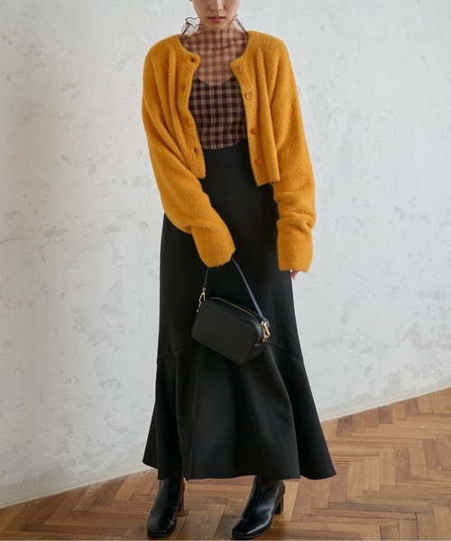 FREE'S MART（フリーズマート）の「【Sシリーズ対応】◆バッククロスマーメイドキャミワンピース（ワンピース・レディース・ブラウン/ブラック・MEDIUM/SMALL/X-SMALL）」の21枚目の写真