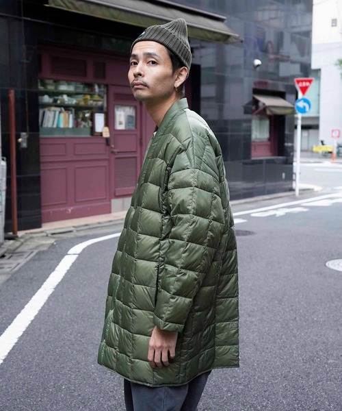 styles（スタイルス）の「TAION/タイオン/HANTEN DOWN CARDIGAN/TAION-101HT（カーディガン/ボレロ・メンズ・ブラック/オリーブ・1/2）」の5枚目の写真