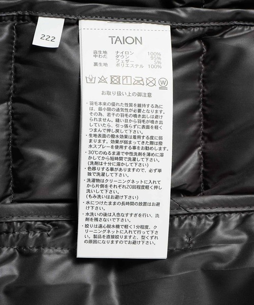styles（スタイルス）の「TAION/タイオン/HANTEN DOWN CARDIGAN/TAION-101HT（カーディガン/ボレロ・メンズ・ブラック/オリーブ・1/2）」の15枚目の写真