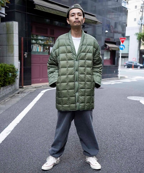 styles（スタイルス）の「TAION/タイオン/HANTEN DOWN CARDIGAN/TAION-101HT（カーディガン/ボレロ・メンズ・ブラック/オリーブ・1/2）」の21枚目の写真
