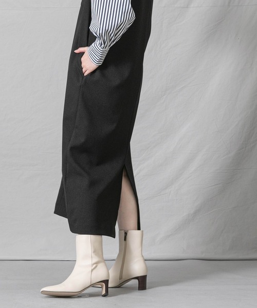 CLOCHE（クロシェ）の「Fジップキーネックジャンパースカート 