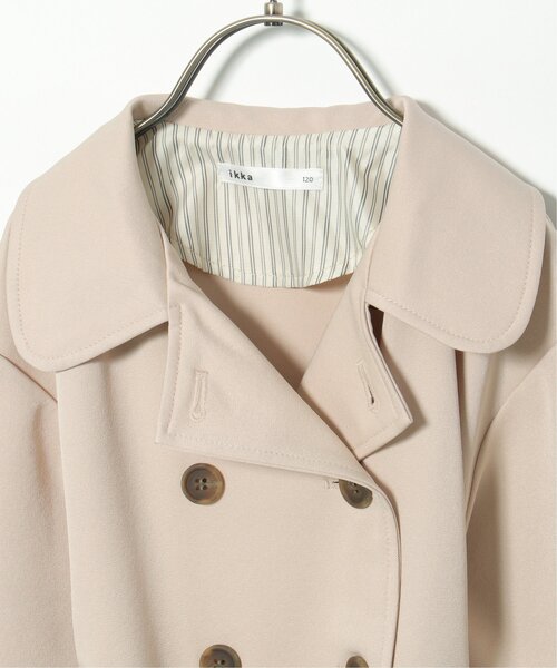 ikka（イッカ）の「サイドプリーツゆるトレンチコート（120~160cm）（トレンチコート・キッズ・ベージュ・120/130/140/150/160）」の21枚目の写真