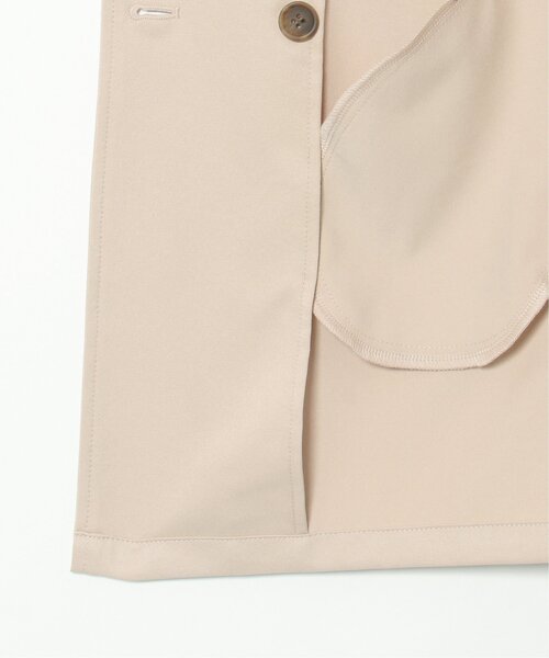 ikka（イッカ）の「サイドプリーツゆるトレンチコート（120~160cm）（トレンチコート・キッズ・ベージュ・120/130/140/150/160）」の18枚目の写真