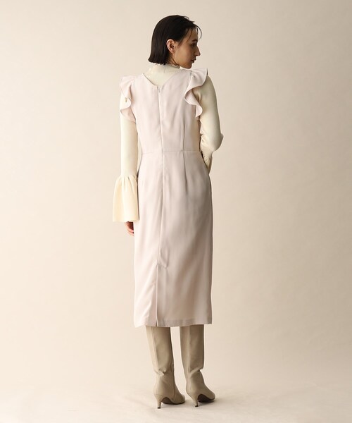 OPAQUE.CLIP(オペークドットクリップ)の「◆フリルデザインジャンスカ(スカート・レディース・ブラック/ライトベージュ・36/38)」の8枚目の写真