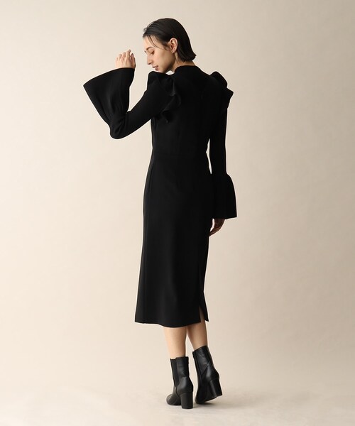 OPAQUE.CLIP(オペークドットクリップ)の「◆フリルデザインジャンスカ(スカート・レディース・ブラック/ライトベージュ・36/38)」の17枚目の写真