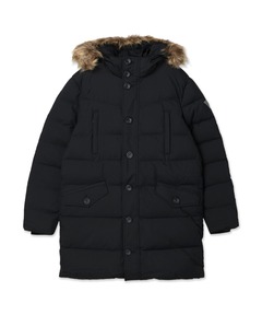 Real Down Hooded Long Jacket