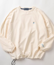 【BEVERLY HILLS POLO CLUB/ビバリーヒルズポロクラブ】ブランドロゴ ワンポイント刺繍 長袖カットソー/ビッグシルエット