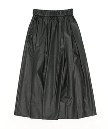 abahouse mavie | フェイクレザータックスカート(スカート)