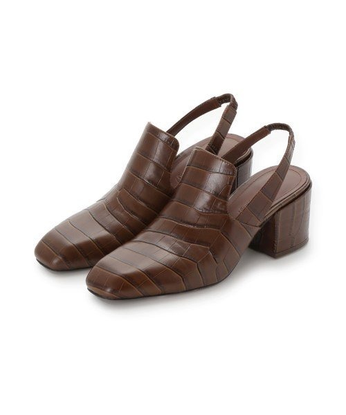 styling/(スタイリング)の「スリングバックレザーパンプス(パンプス・レディース・ブラウン/シルバー/ブラック・SMALL/MEDIUM/LARGE)」の7枚目の写真