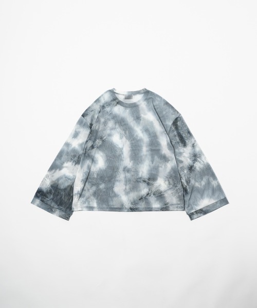 17HR（セブンティーンアワーズ）の「タイダイシアートップス（Tシャツ/カットソー・レディース・ブルー/グレー・FREE）」の7枚目の写真