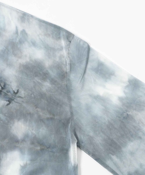 17HR（セブンティーンアワーズ）の「タイダイシアートップス（Tシャツ/カットソー・レディース・ブルー/グレー・FREE）」の9枚目の写真