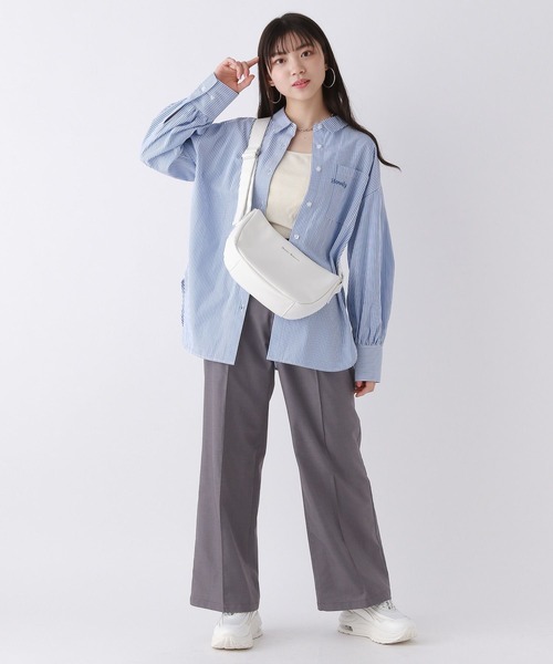 repipi armario（レピピ アルマリオ）の「ピンタックトラウザー（スラックス・キッズ・ブラック/グレー・SMALL/MEDIUM/LARGE）」の4枚目の写真