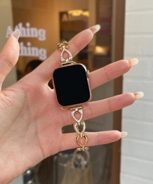 Burner（バーナー）の「【OKUOKU　0909】Apple Watch Band / アップルウォッチ バンド　oku-awatch-679630772607-25 MC（デジタル腕時計・レディース）」