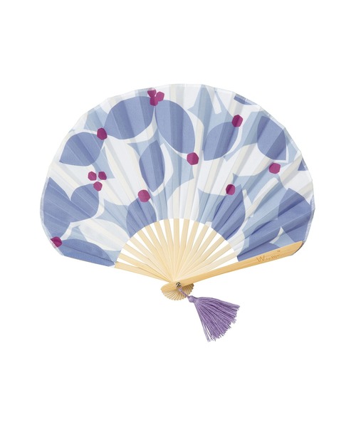 Wpc. Patterns(ダブリュピーシーパターンズ)の「Wpc. Patterns ギフトボックス入り 扇子(扇子/うちわ・レディース・レッド系その他/ネイビー/ホワイト系その他/イエロー系その他/ベージュ系その他/レッド系その他2/グレー系その他/ブルー系その他/パープル系その他/オフホワイト/ブルー/イエロー系その他2/ホワイト系その他2/ホワイト系その他3・FREE)」の9枚目の写真