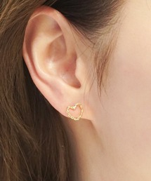 flower | ツイストハートピアス(ピアス(片耳用))