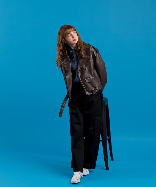 MUHET(ミュエータ)の「アソートレギュラーカラーシャツ(シャツ/ブラウス・レディース・ブルー系その他/インディゴブルー/ブラウン/オフホワイト・MEDIUM/LARGE/SMALL)」の10枚目の写真