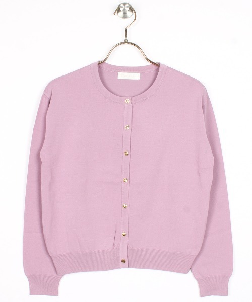 12Twelve Agenda（トゥエルブ　アジェンダ）の「クルーネック金釦ニットカーディガン（カーディガン/ボレロ・レディース・ネイビー/オフホワイト/イエロー/ラベンダー/ホワイト系その他・M）」の5枚目の写真