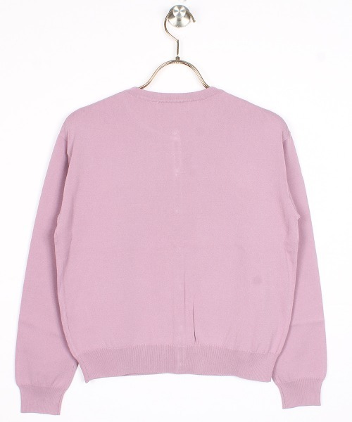 12Twelve Agenda（トゥエルブ　アジェンダ）の「クルーネック金釦ニットカーディガン（カーディガン/ボレロ・レディース・ネイビー/オフホワイト/イエロー/ラベンダー/ホワイト系その他・M）」の6枚目の写真