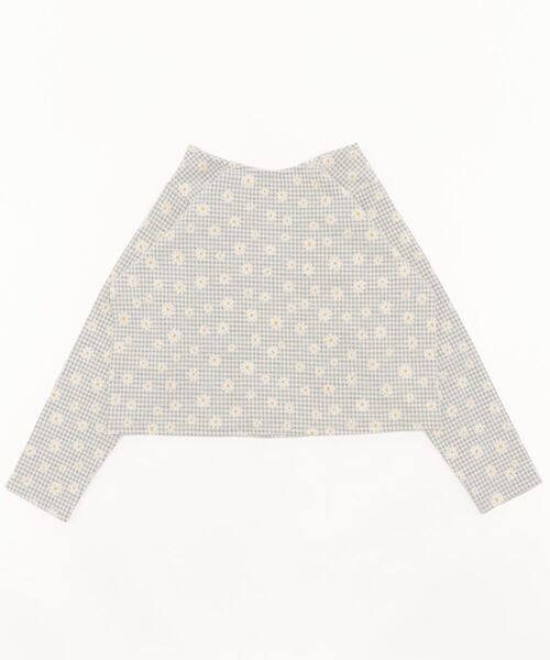 flower（フラワー）の「ブルーミングチェックトップ（カーディガン/ボレロ・レディース・ブルー/グレー・FREE）」の15枚目の写真