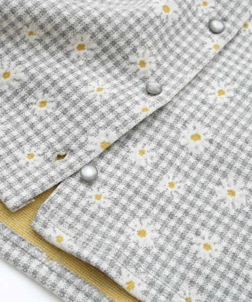 flower（フラワー）の「ブルーミングチェックトップ（カーディガン/ボレロ・レディース・ブルー/グレー・FREE）」の7枚目の写真