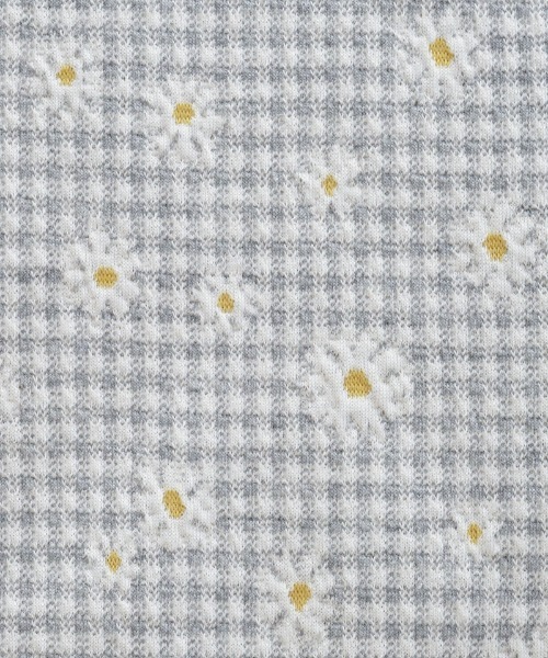 flower（フラワー）の「ブルーミングチェックトップ（カーディガン/ボレロ・レディース・ブルー/グレー・FREE）」の8枚目の写真