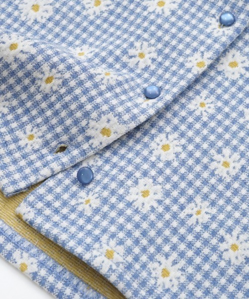 flower（フラワー）の「ブルーミングチェックトップ（カーディガン/ボレロ・レディース・ブルー/グレー・FREE）」の12枚目の写真