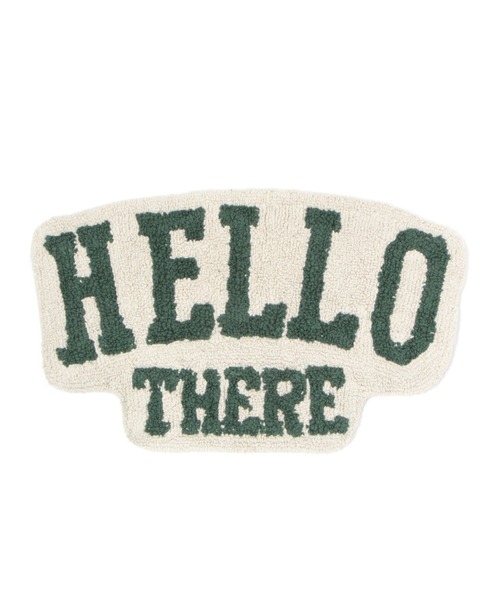 niko and...（ニコアンド）の「オリジナルHELLOコーナーマット（ラグ/マット・メンズ・ベージュ/カーキ/サックスブルー/ネイビー/オレンジ・0）」の9枚目の写真