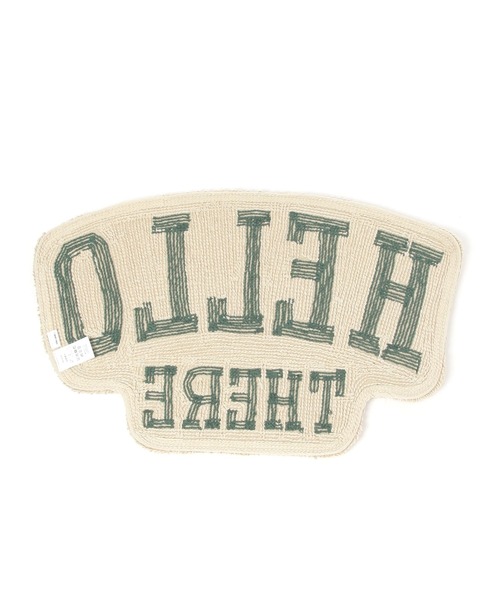 niko and...（ニコアンド）の「オリジナルHELLOコーナーマット（ラグ/マット・メンズ・ベージュ/カーキ/サックスブルー/ネイビー/オレンジ・0）」の11枚目の写真