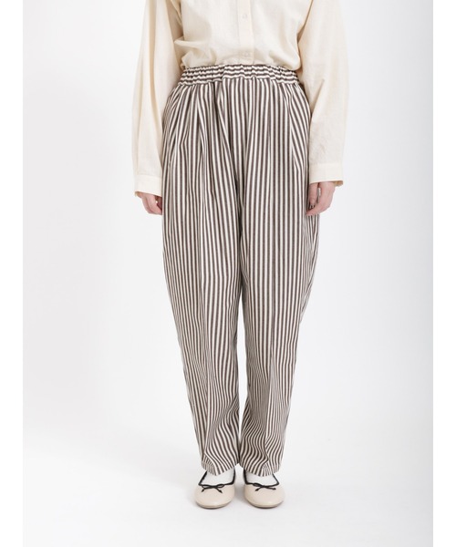 Samansa Mos2（サマンサ モスモス）の「ストライプテーパードパンツ（その他パンツ・レディース・ネイビー/ブラウン/チャコール・ﾌﾘ-）」の18枚目の写真