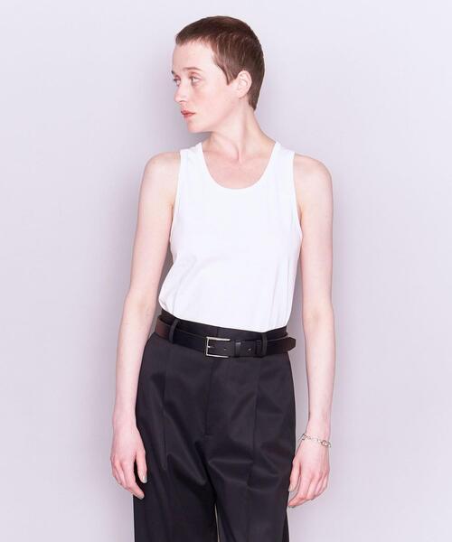 AEWEN MATOPH（イウエン マトフ）の「＜AEWEN MATOPH＞バックツイスト タンクトップ（タンクトップ・レディース・ホワイト/モカ/ブラック・FREE）」の2枚目の写真