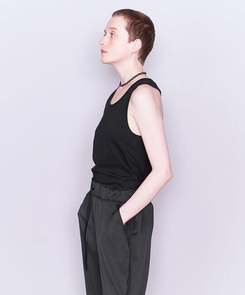 AEWEN MATOPH（イウエン マトフ）の「＜AEWEN MATOPH＞バックツイスト タンクトップ（タンクトップ・レディース・ホワイト/モカ/ブラック・FREE）」の6枚目の写真
