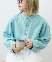 CIAOPANIC TYPY | OSOROウォッシャブルリネンバンドカラーシャツ(シャツ/ブラウス)