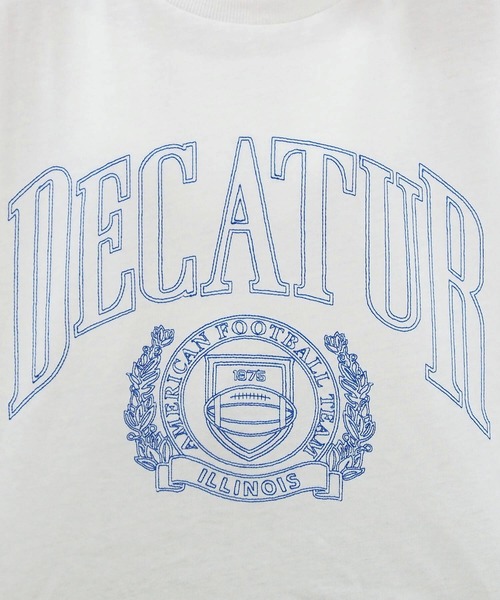 関税込*D SQUARED2 ストライプディテール カレッジロゴ ロンT 関税込*D SQUARED2 ストライプディテール カレッジロゴ ロンT (D