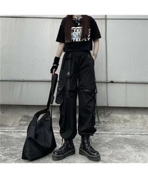 【Bz】絶対領域2WAYセパレートベルトカーゴパンツ