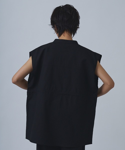 Abor（アボア）の「【Abor】リネンライクフィッシングベスト（ベスト