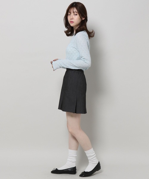 3.3 Field Trip (3.3フィールドトリップ)の「3.3 Field Trip/ハナジャガード長袖トップス 2196831(Tシャツ/カットソー・レディース・ブルー/ホワイト/ブラック・FREE)」の5枚目の写真