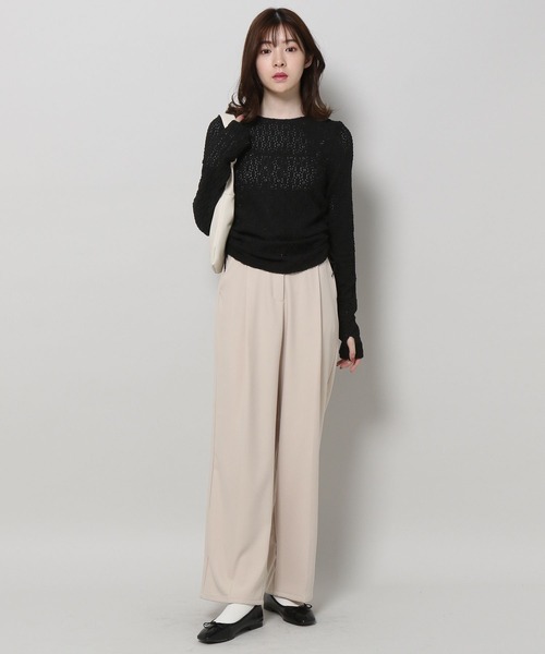 3.3 Field Trip (3.3フィールドトリップ)の「3.3 Field Trip/ハナジャガード長袖トップス 2196831(Tシャツ/カットソー・レディース・ブルー/ホワイト/ブラック・FREE)」の11枚目の写真