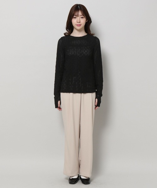 3.3 Field Trip (3.3フィールドトリップ)の「3.3 Field Trip/ハナジャガード長袖トップス 2196831(Tシャツ/カットソー・レディース・ブルー/ホワイト/ブラック・FREE)」の15枚目の写真