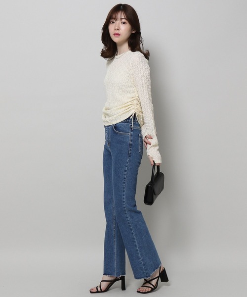3.3 Field Trip (3.3フィールドトリップ)の「3.3 Field Trip/ハナジャガード長袖トップス 2196831(Tシャツ/カットソー・レディース・ブルー/ホワイト/ブラック・FREE)」の18枚目の写真